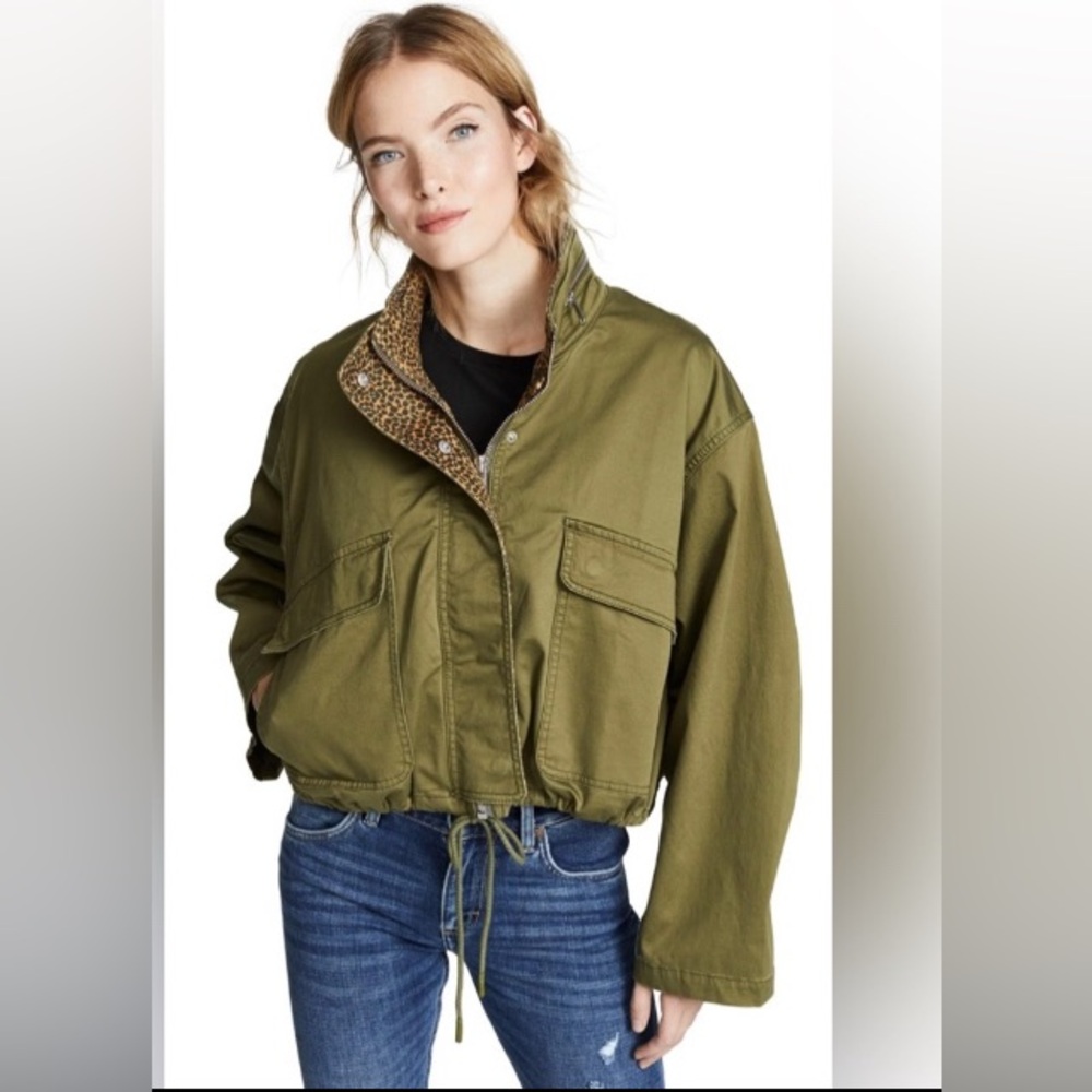 Current/Elliott The Cropped Infantry jacket NWT
